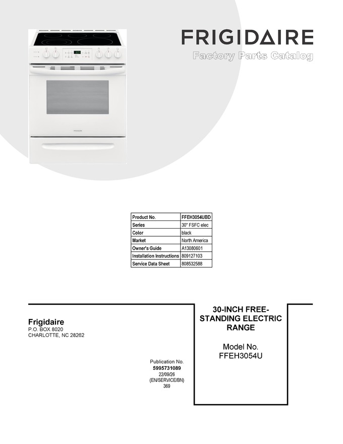 Diagram for FFEH3054UBD