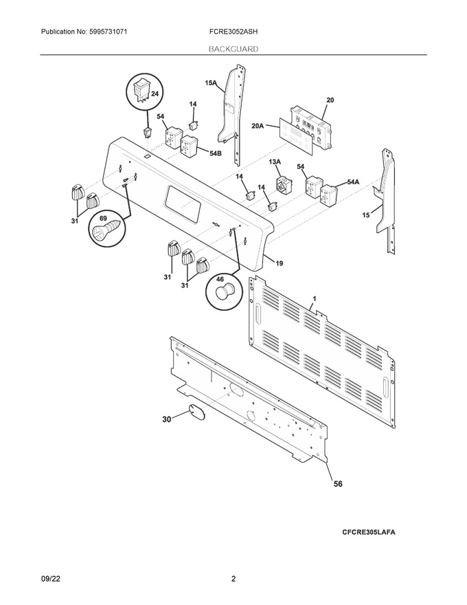 Diagram for FCRE3052ASH