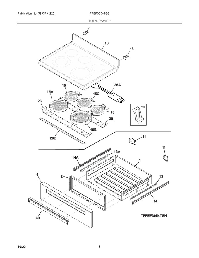 Diagram for FFEF3054TSS