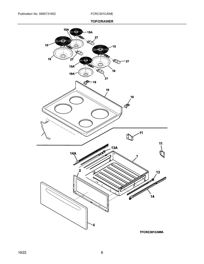 Diagram for FCRC301CAWE