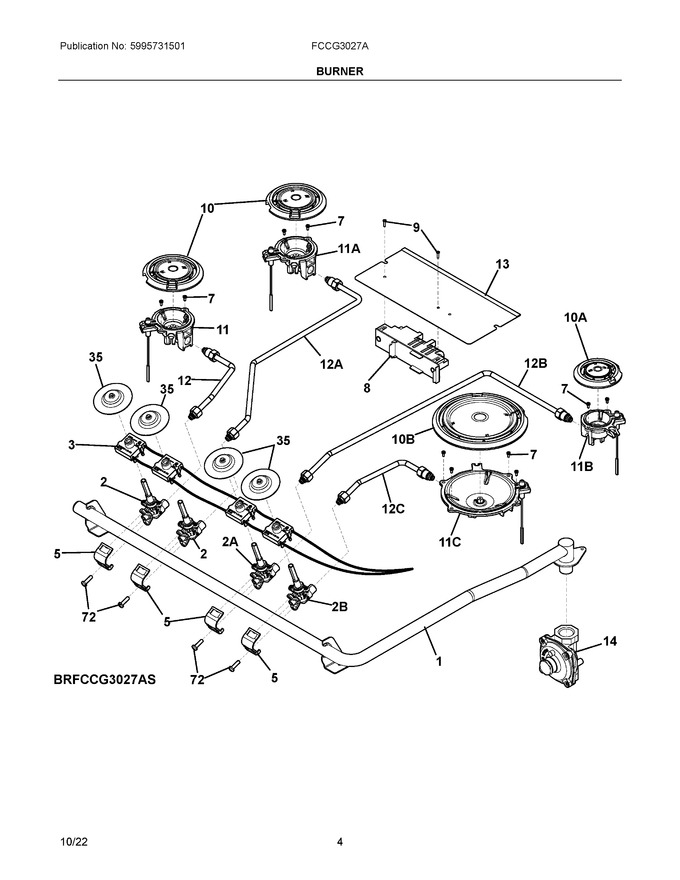 Diagram for FCCG3027AW