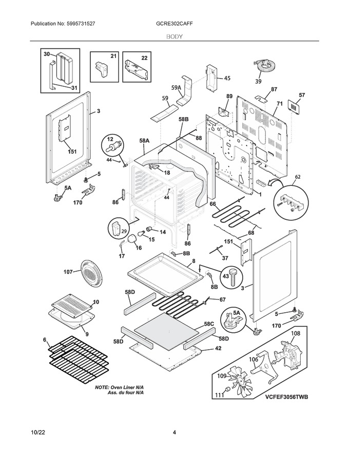Diagram for GCRE302CAFF