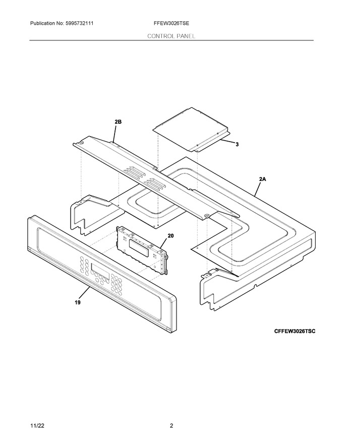 Diagram for FFEW3026TSE