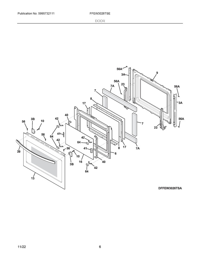 Diagram for FFEW3026TSE