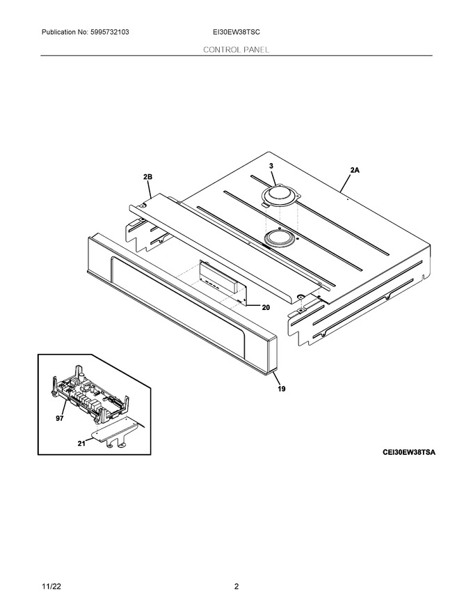 Diagram for EI30EW38TSC