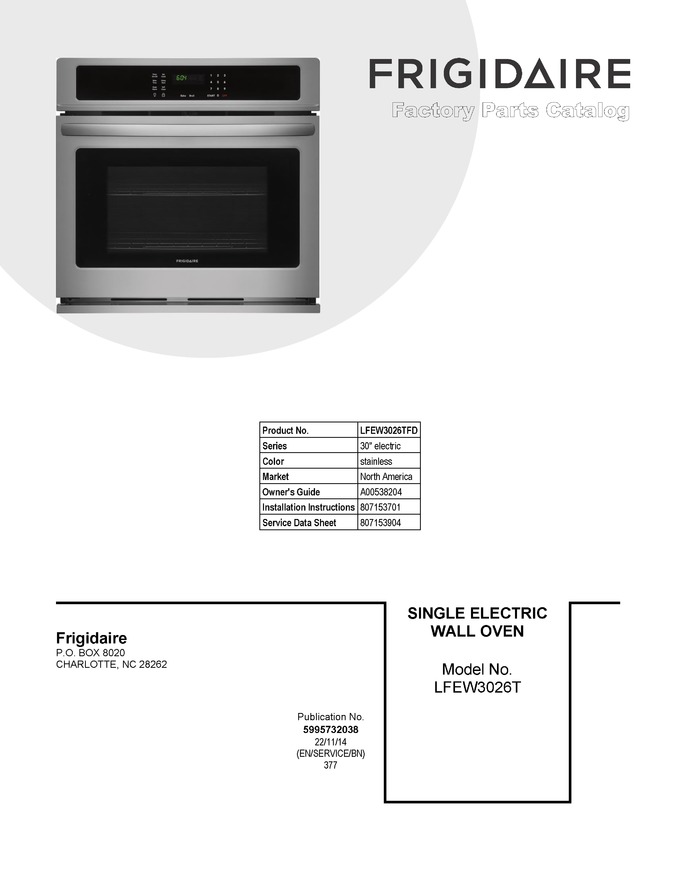Diagram for LFEW3026TFD