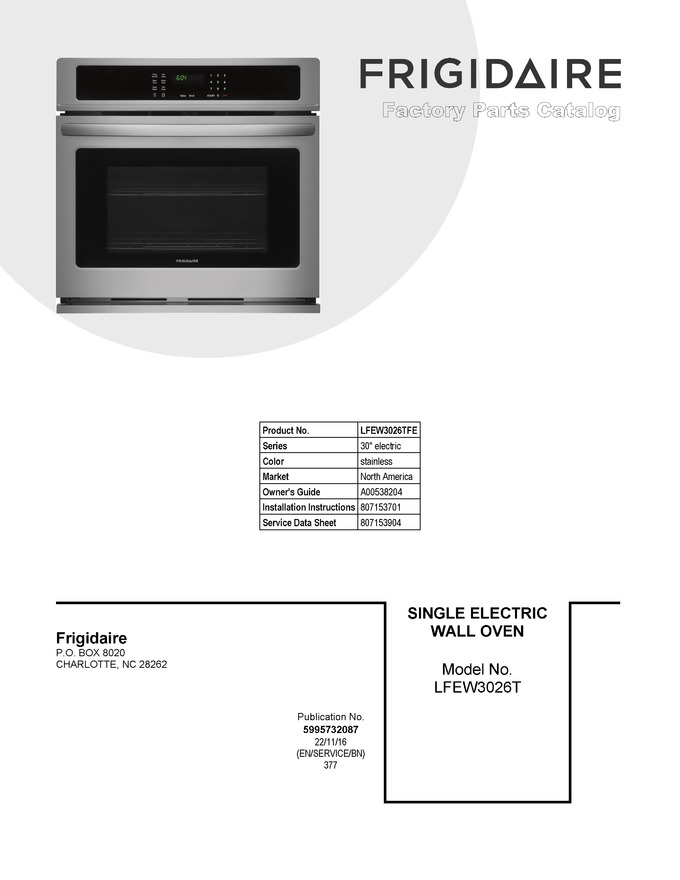 Diagram for LFEW3026TFE