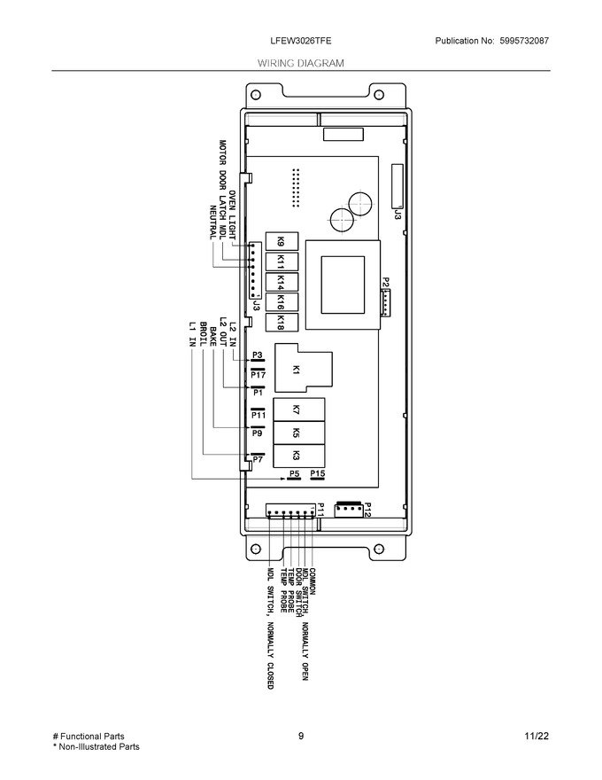 Diagram for LFEW3026TFE