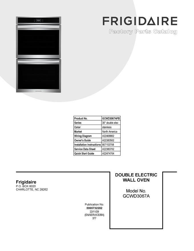 Diagram for GCWD3067AFB