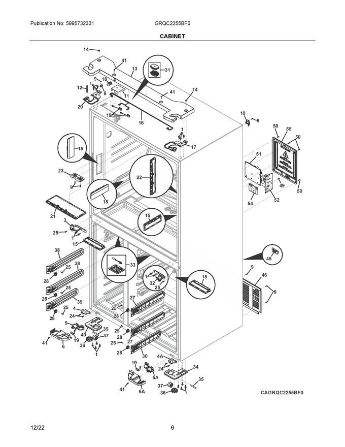 Diagram for GRQC2255BF0