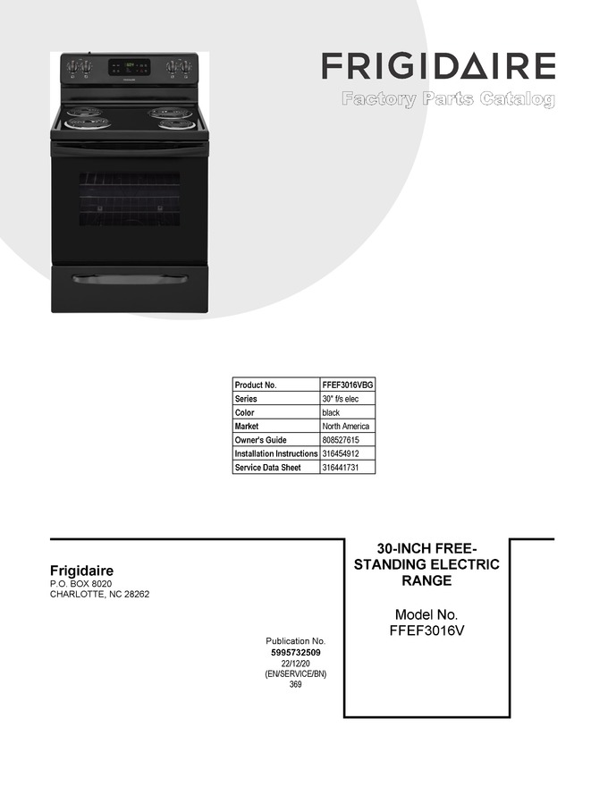 Diagram for FFEF3016VBG