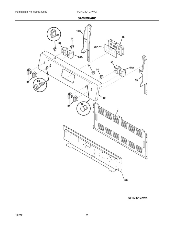 Diagram for FCRC301CAWG