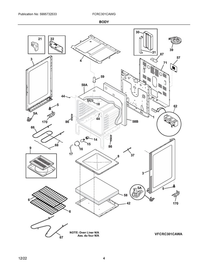 Diagram for FCRC301CAWG