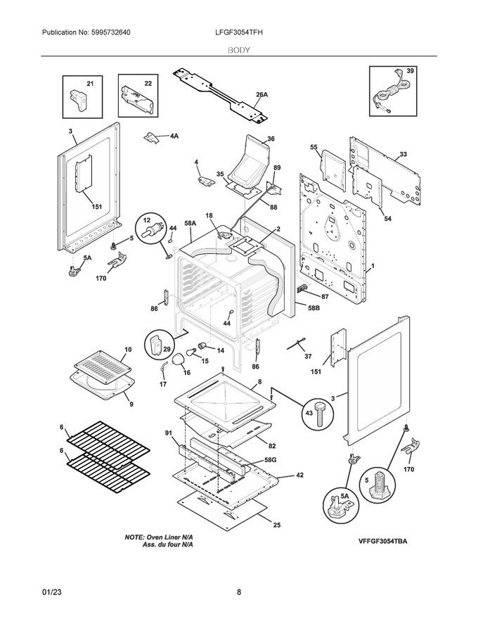 Diagram for LFGF3054TFH