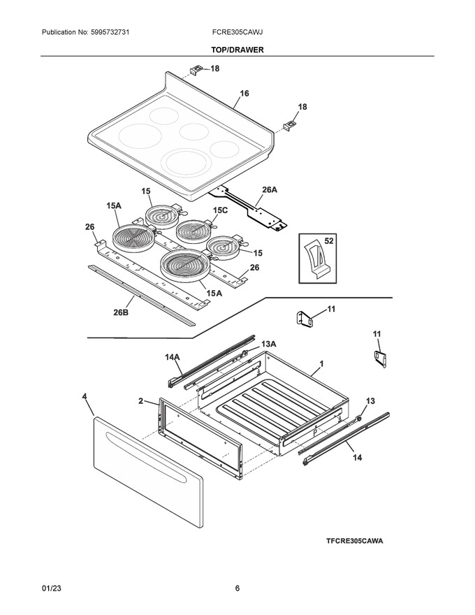 Diagram for FCRE305CAWJ