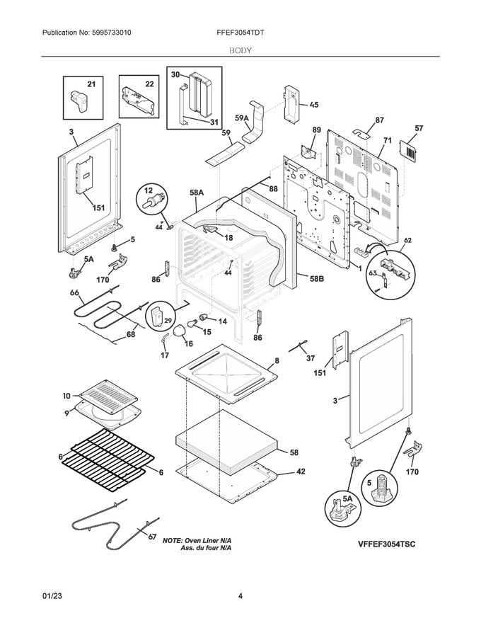 Diagram for FFEF3054TDT