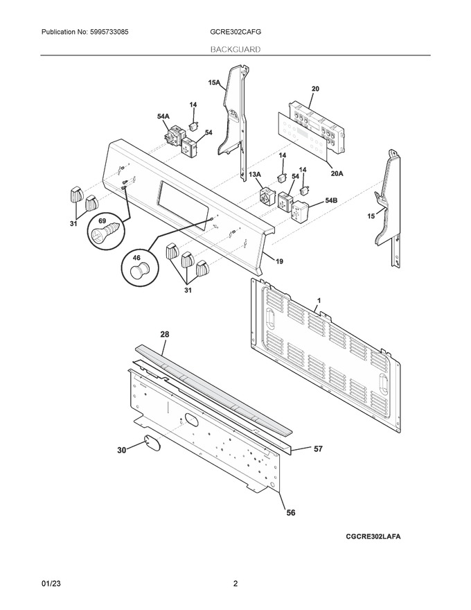 Diagram for GCRE302CAFG