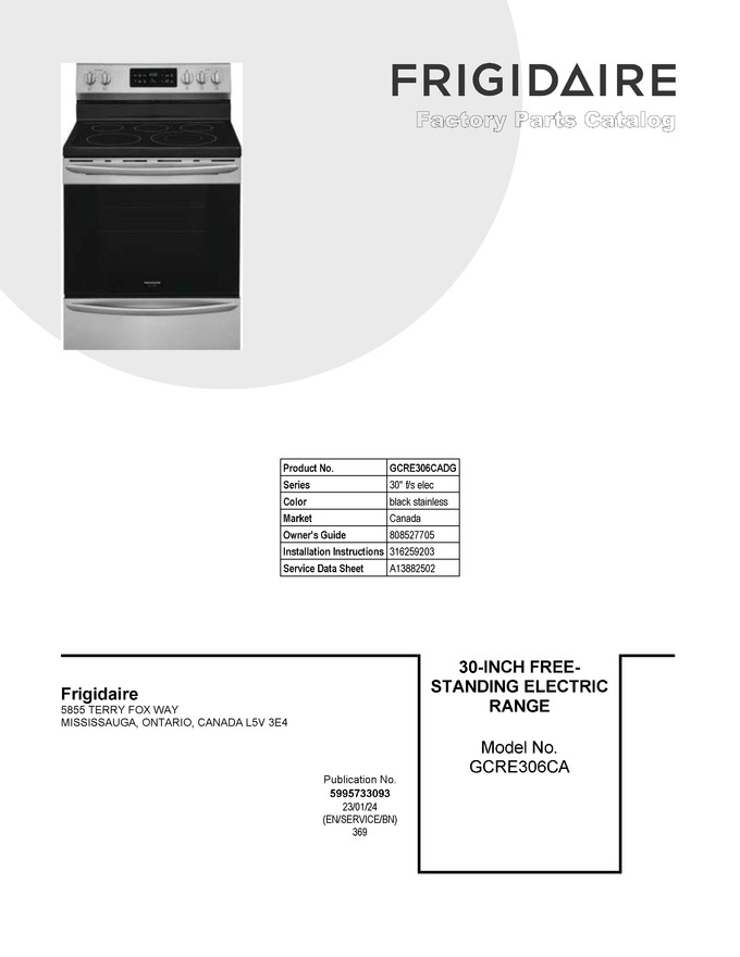 Diagram for GCRE306CADG