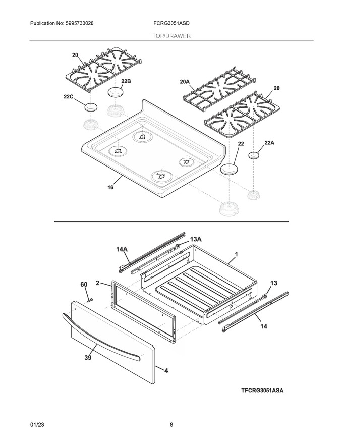Diagram for FCRG3051ASD