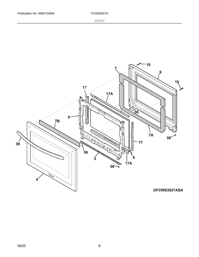 Diagram for FCWS3027AWC