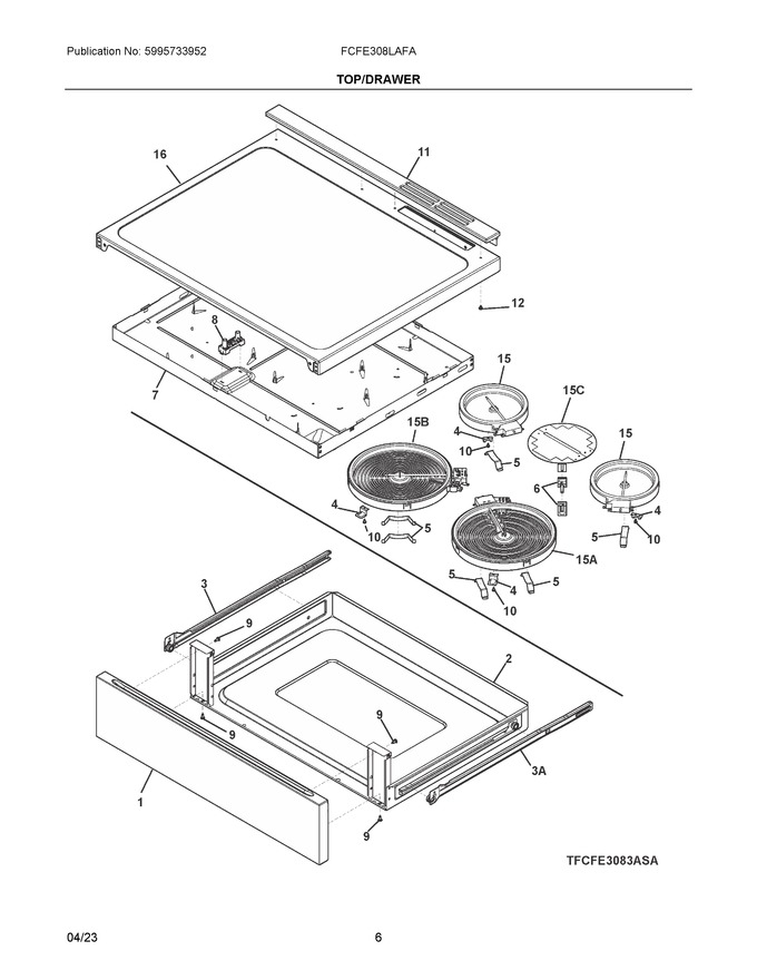 Diagram for FCFE308LAFA