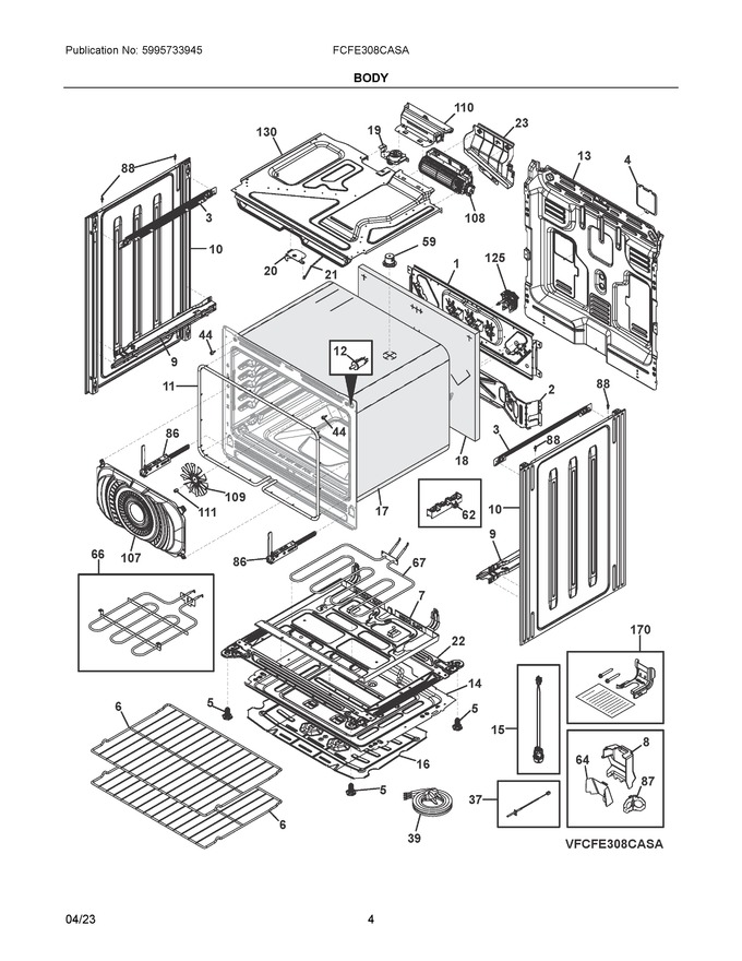Diagram for FCFE308CASA