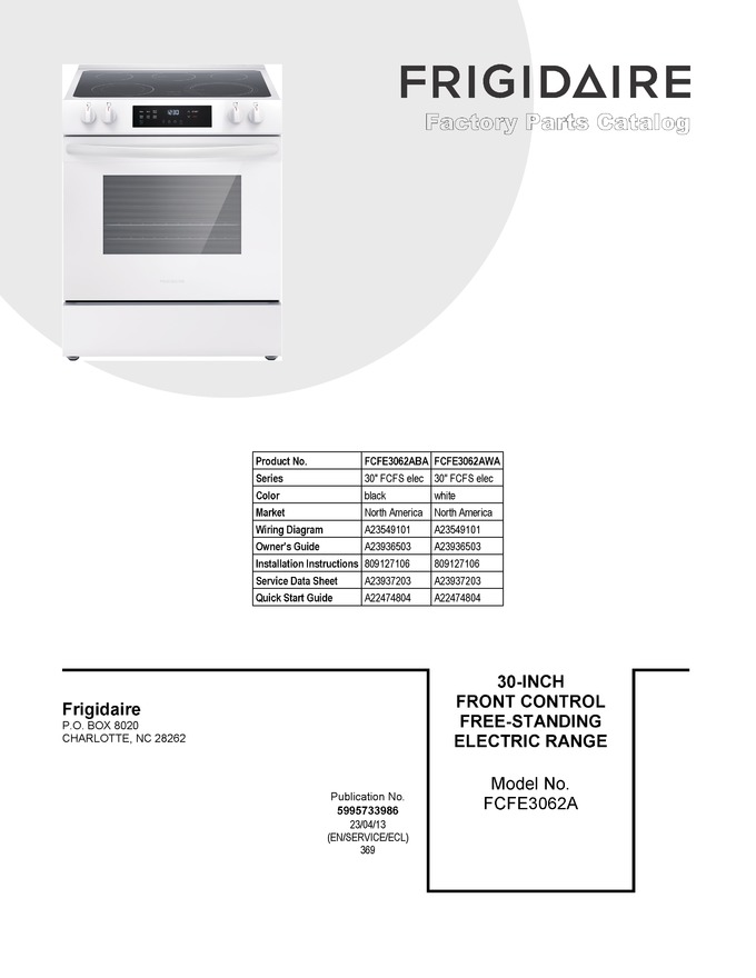 Diagram for FCFE3062AWA