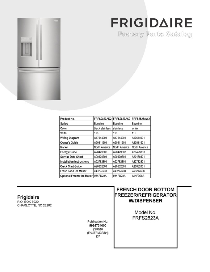 Diagram for FRFS2823AW2