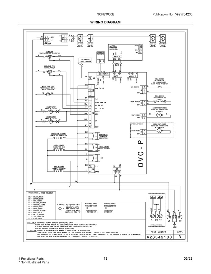 Diagram for GCFE3060BFA