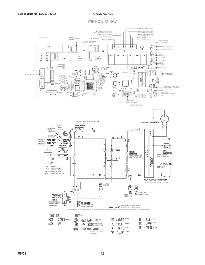 Diagram for FCWM2727ASE