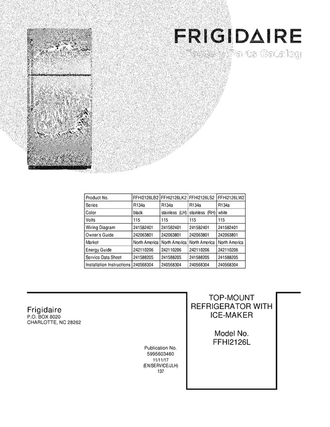 Diagram for FFHI2126LB2