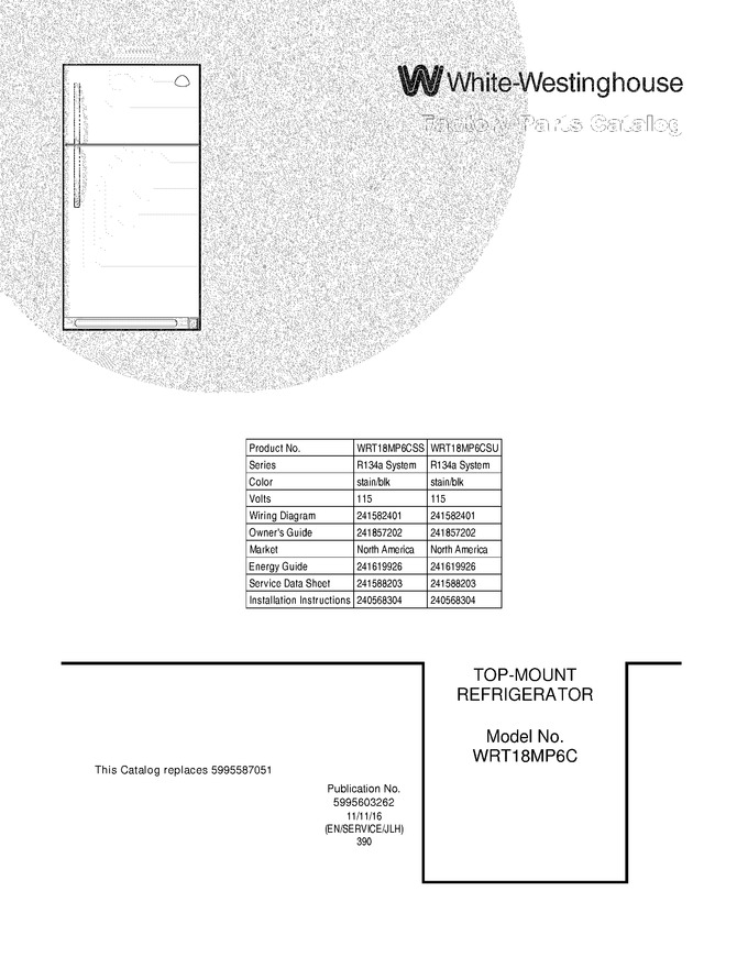 Diagram for WRT18MP6CSU
