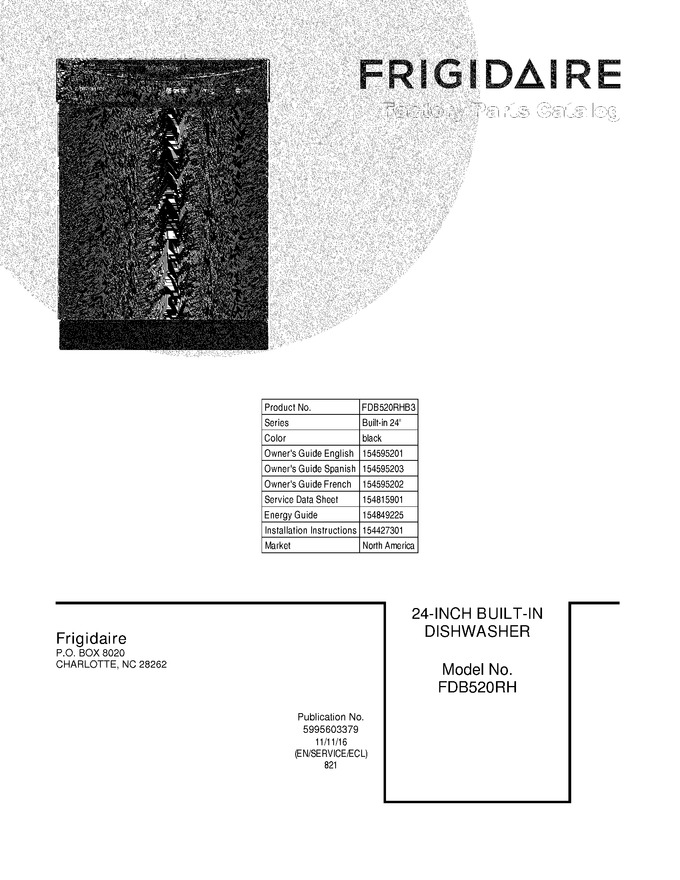 Diagram for FDB520RHB3
