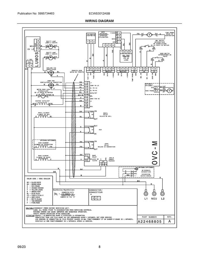 Diagram for ECWS3012ASB