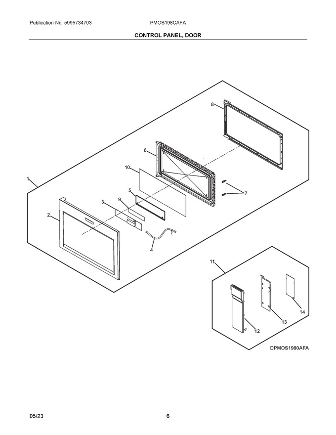 Diagram for PMOS198CAFA