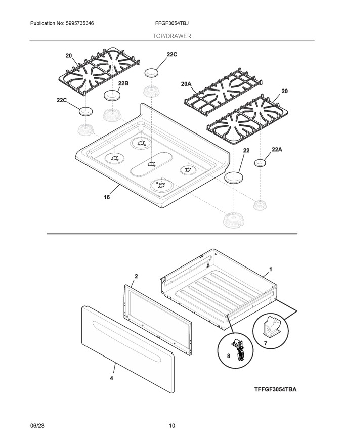 Diagram for FFGF3054TBJ