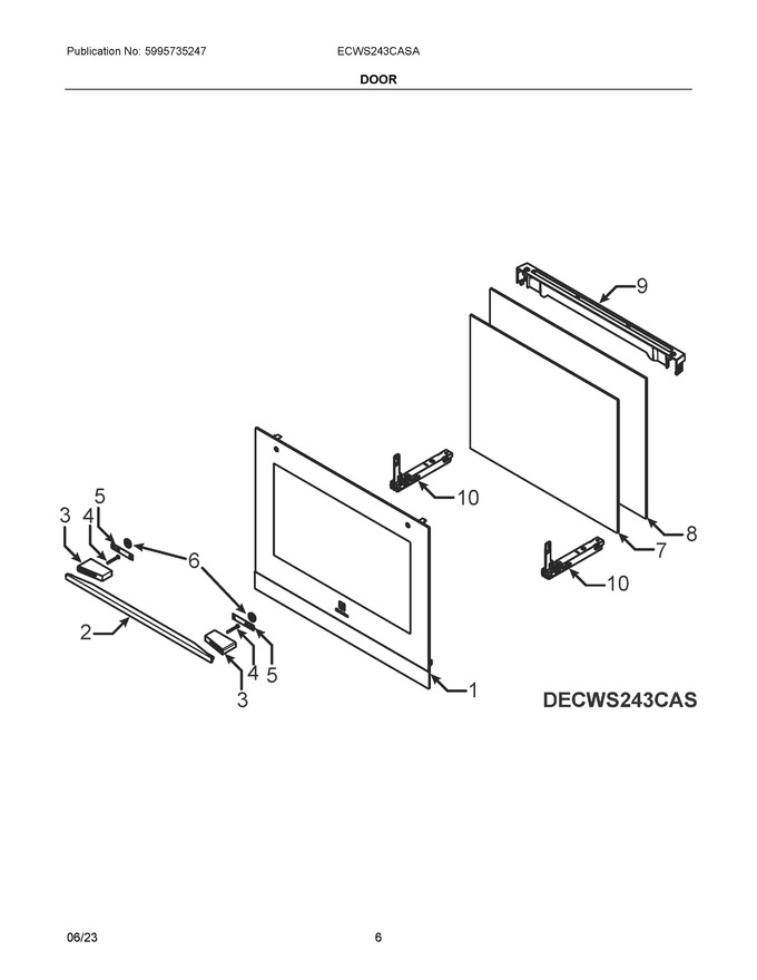 Diagram for ECWS243CASA
