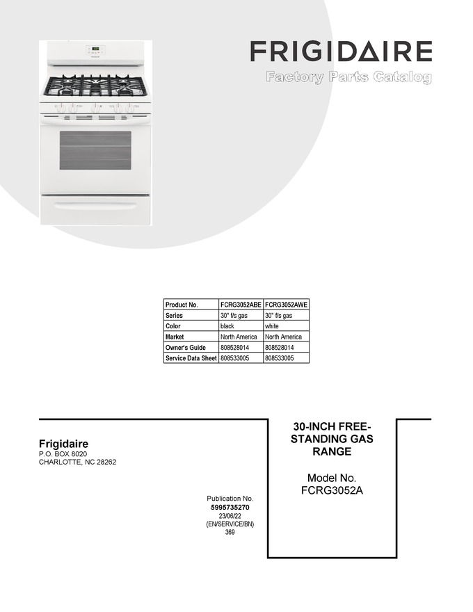 Diagram for FCRG3052AWE