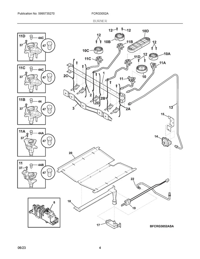 Diagram for FCRG3052AWE