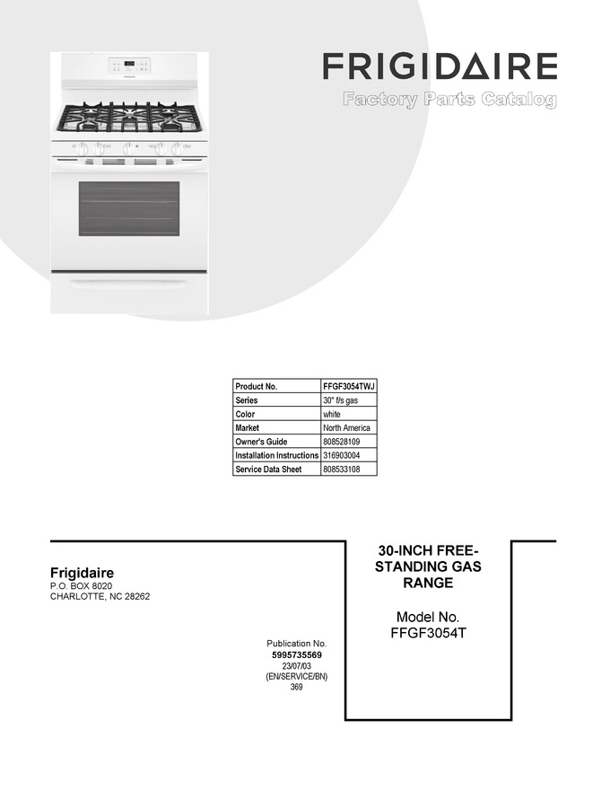 Diagram for FFGF3054TWJ