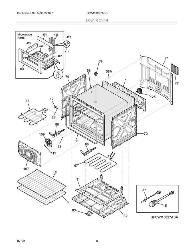Diagram for FCWM3027ASC