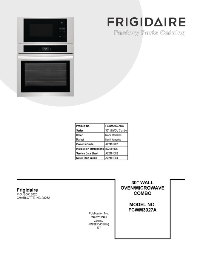 Diagram for FCWM3027ADC