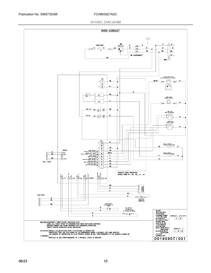 Diagram for FCWM3027ADC