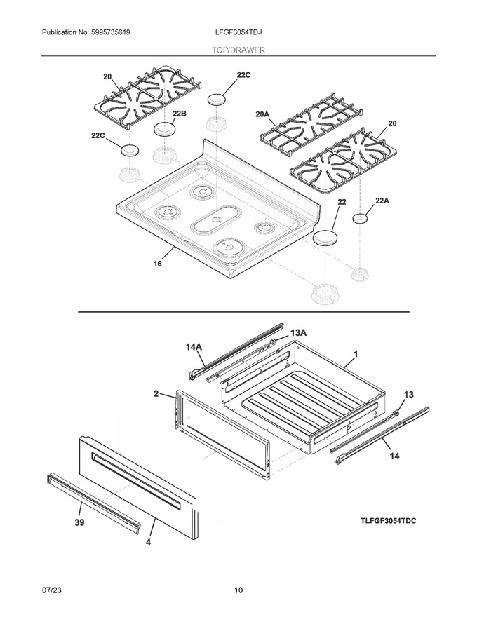 Diagram for LFGF3054TDJ