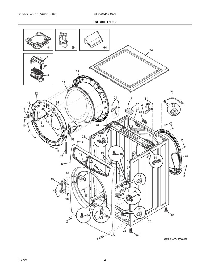 Diagram for ELFW7437AW1