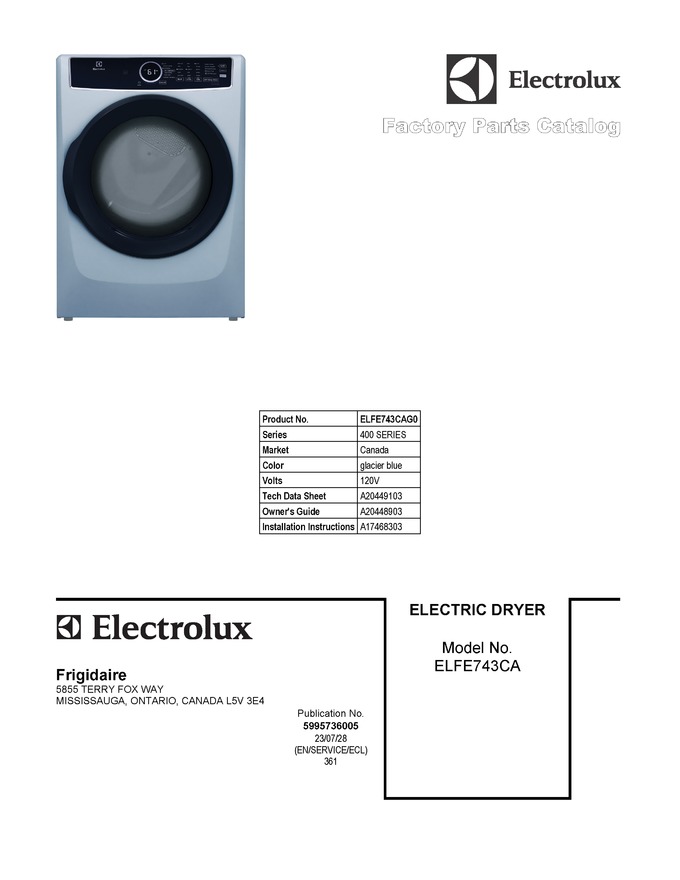 Diagram for ELFE743CAG0