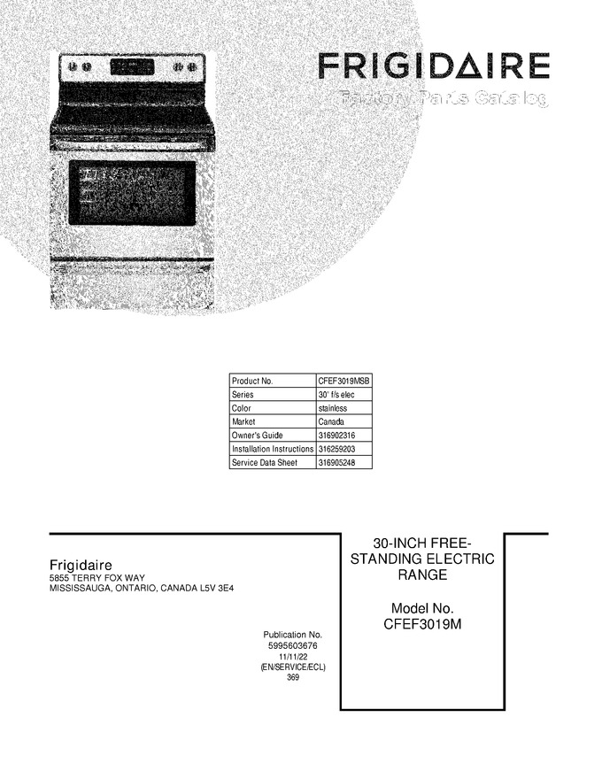 Diagram for CFEF3019MSB