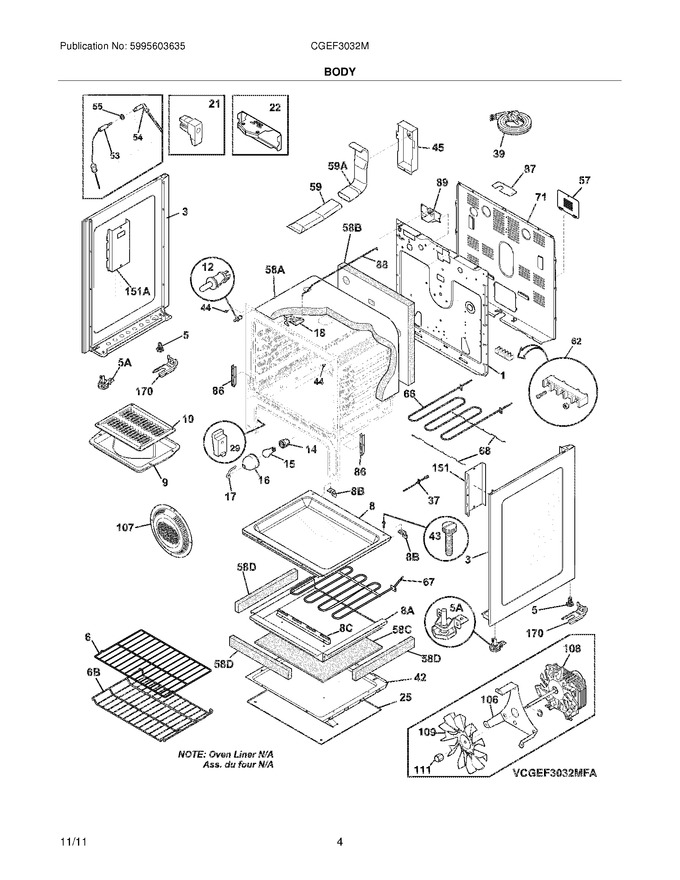 Diagram for CGEF3032MBA