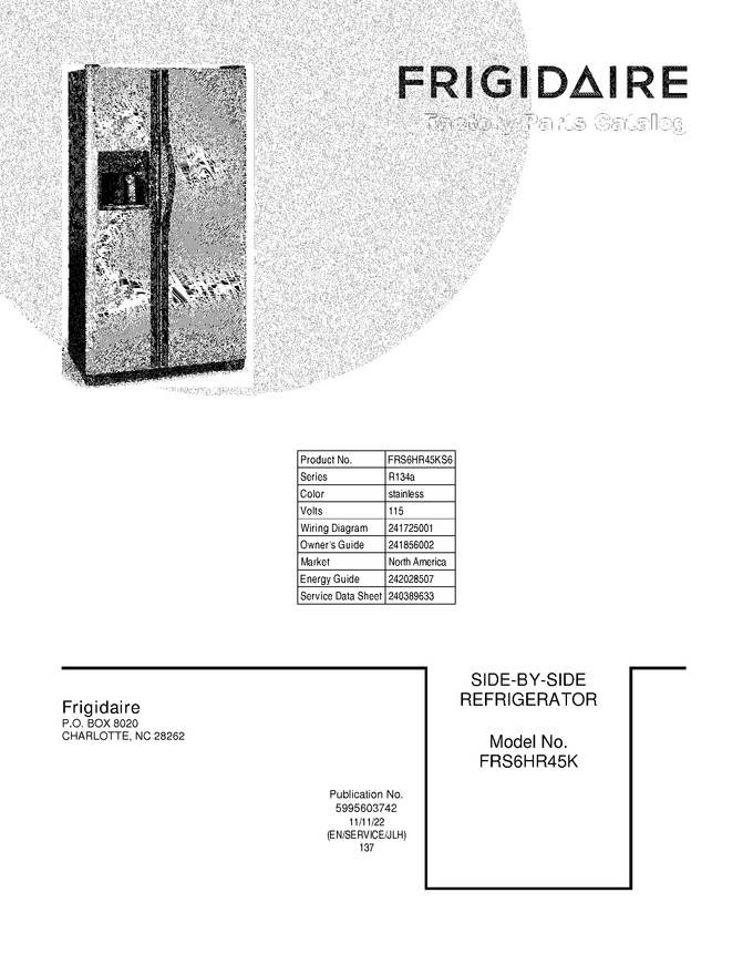Diagram for FRS6HR45KS6