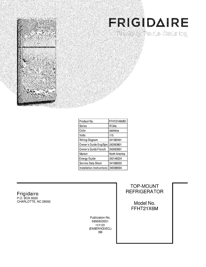 Diagram for FFHT21X6MS1